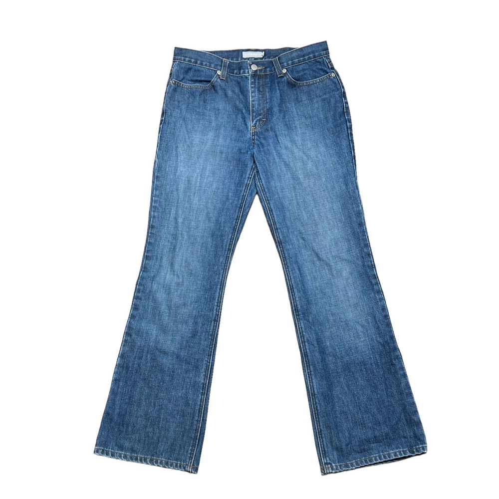 J. Crew Jeans Women’s Size 10 Flare Wide Leg Blue Mid Rise Medium Wash